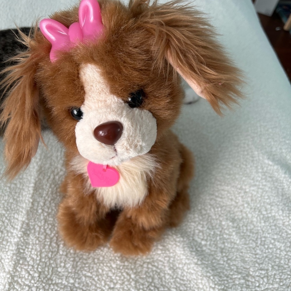 Cute puppy girl with sound mechanism, new condition